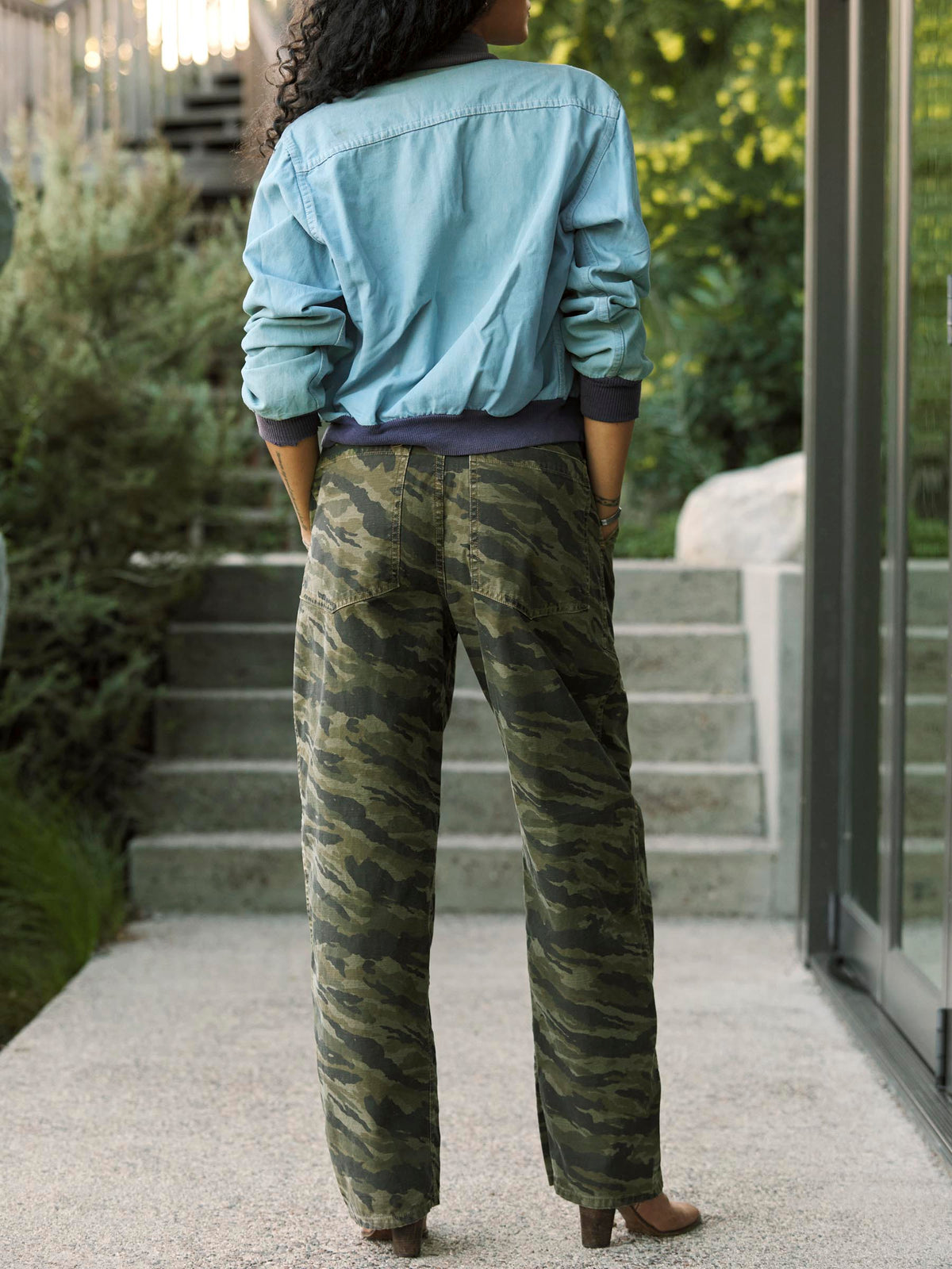 service trouser in brushstroke camo