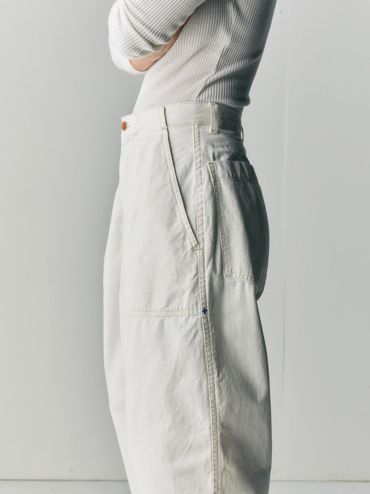 service trouser in bone