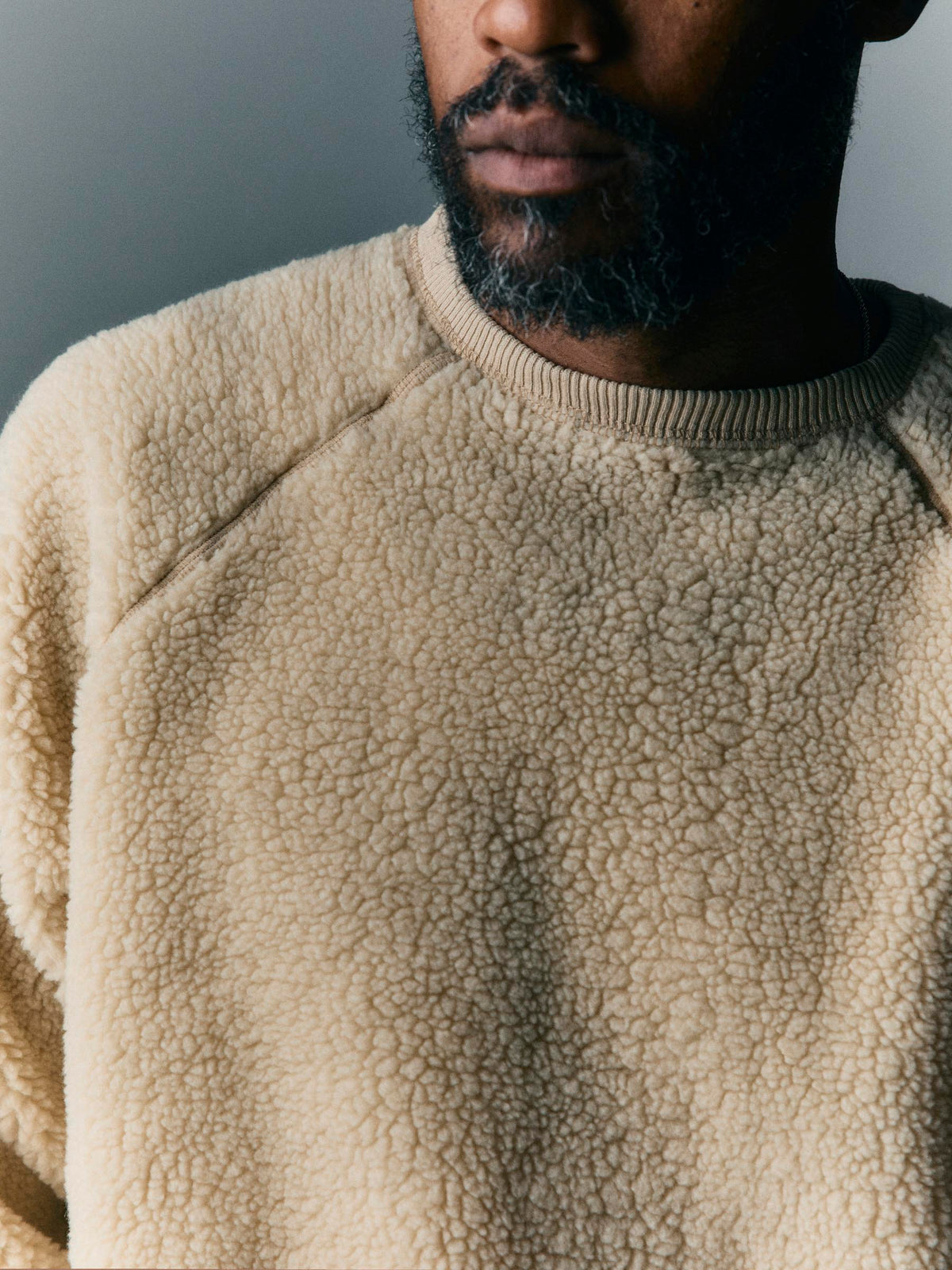 ribbed sherpa crew in dover