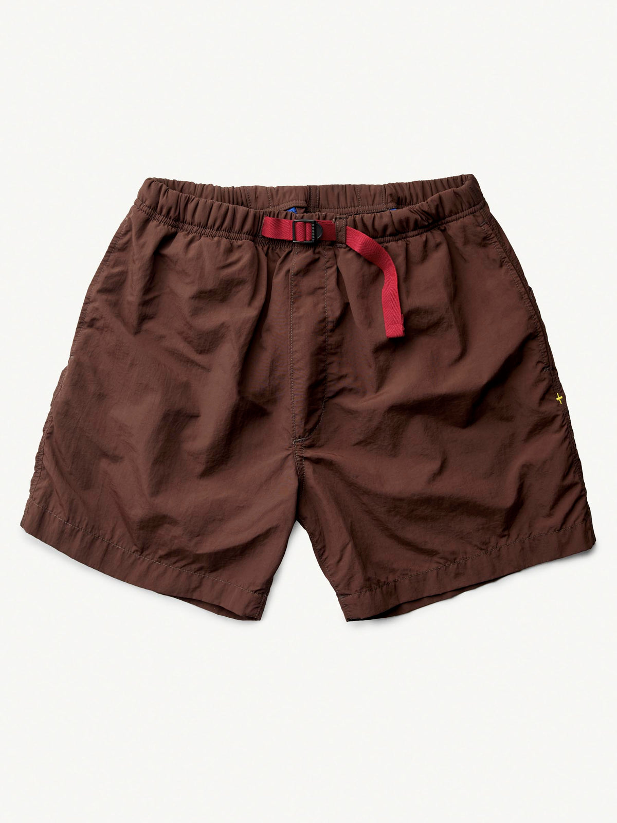 trail short in brown