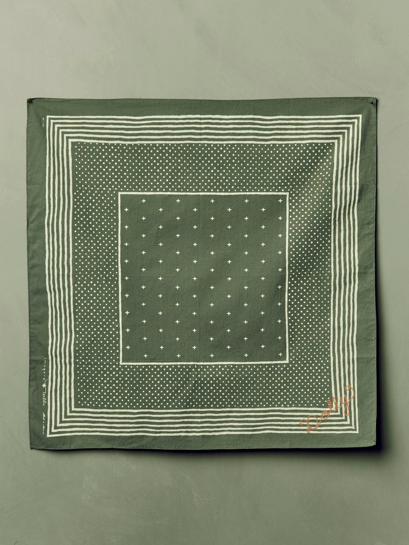 i+w vintage olive bandana v2