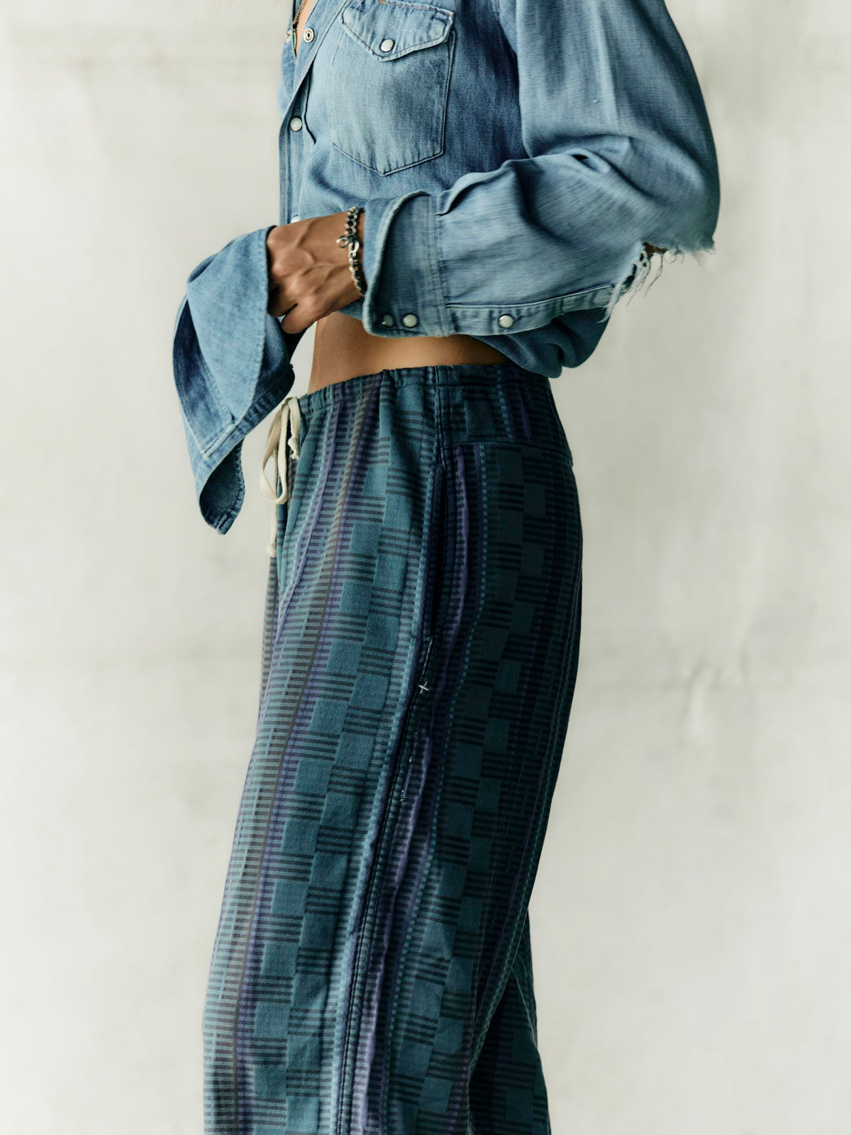 the lounge pant in sonoran jacquard