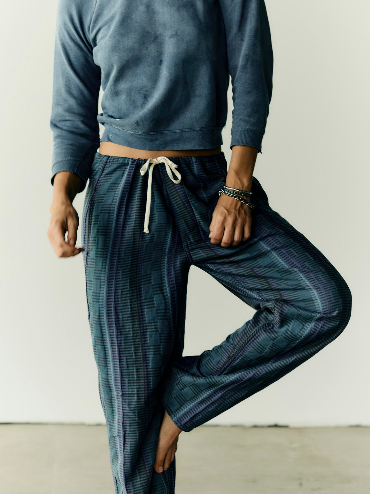 the lounge pant in sonoran jacquard