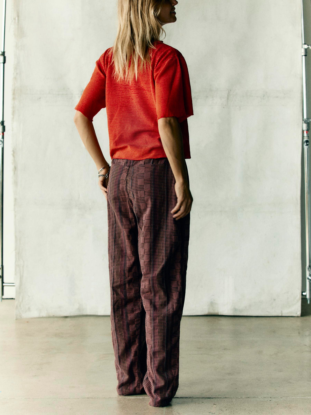 lounge pant in mojave jacquard