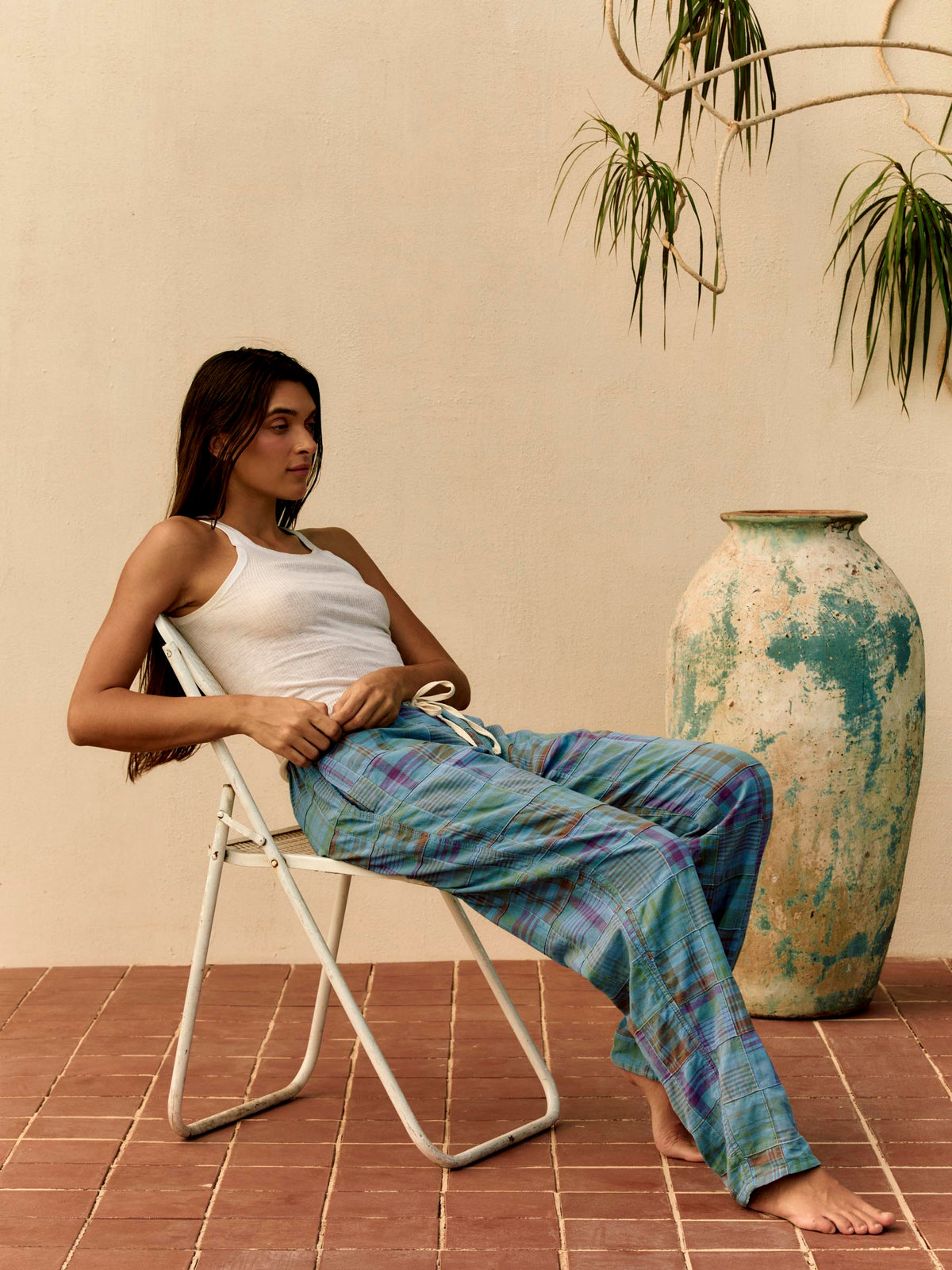 madras lounge pant in stafford