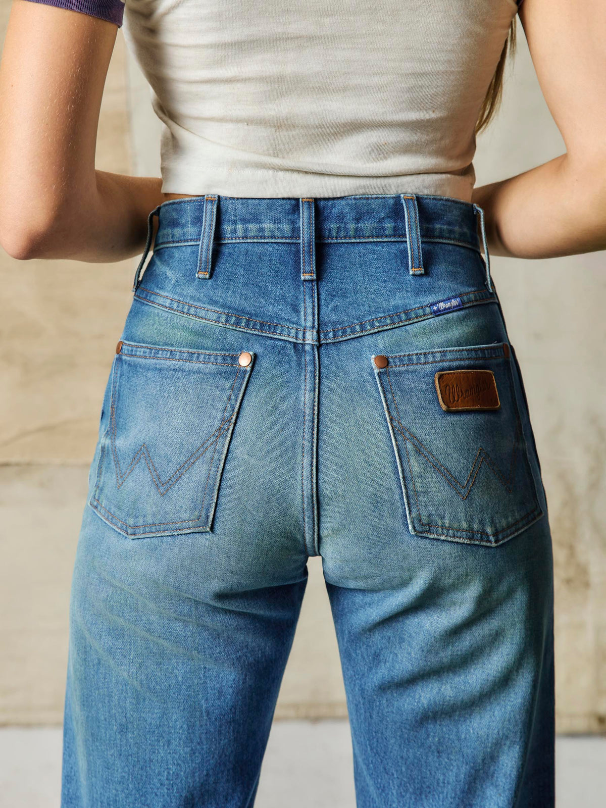 i+w x Wrangler 14MWZ washed indigo