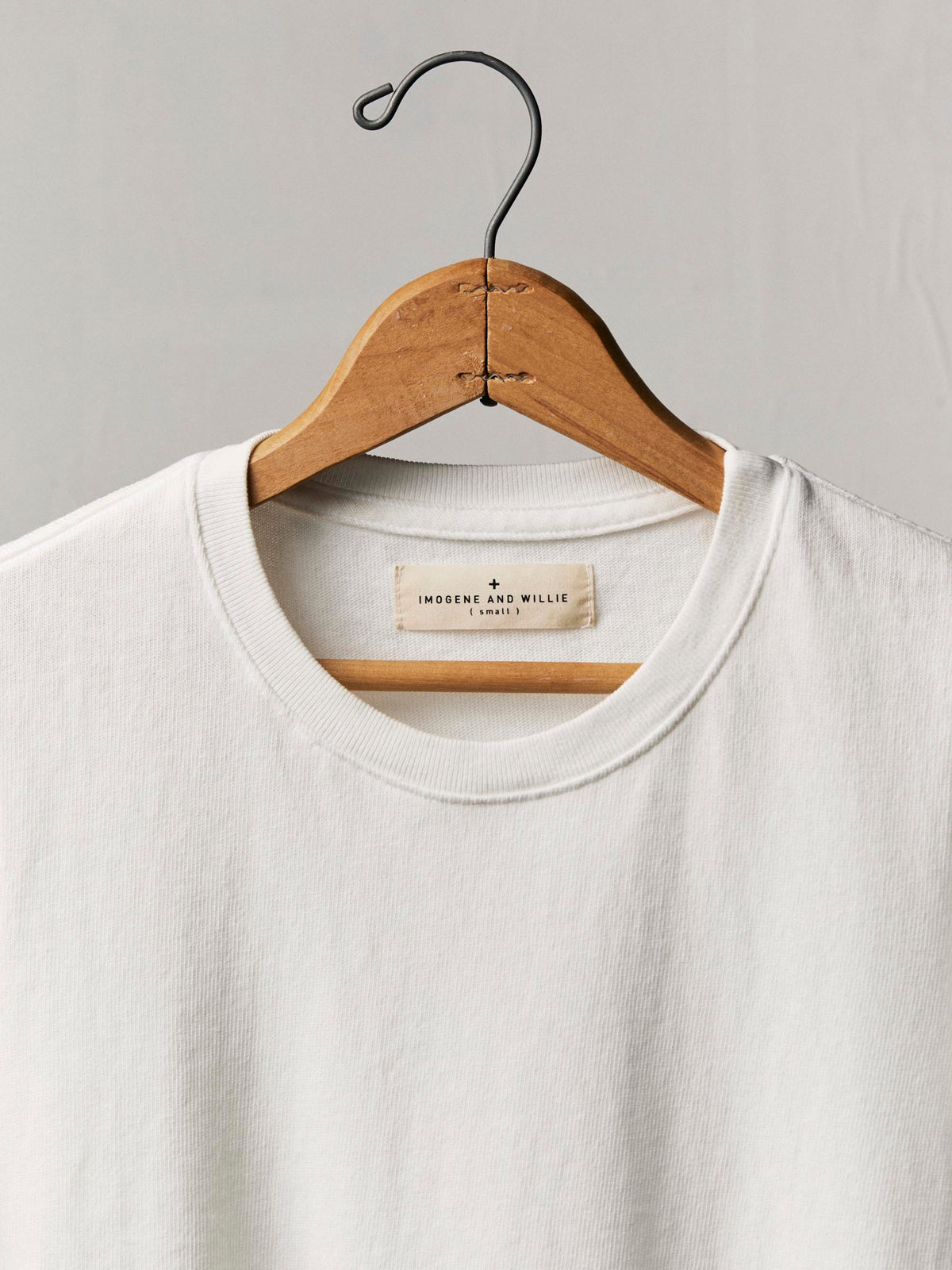 the baby tee in white