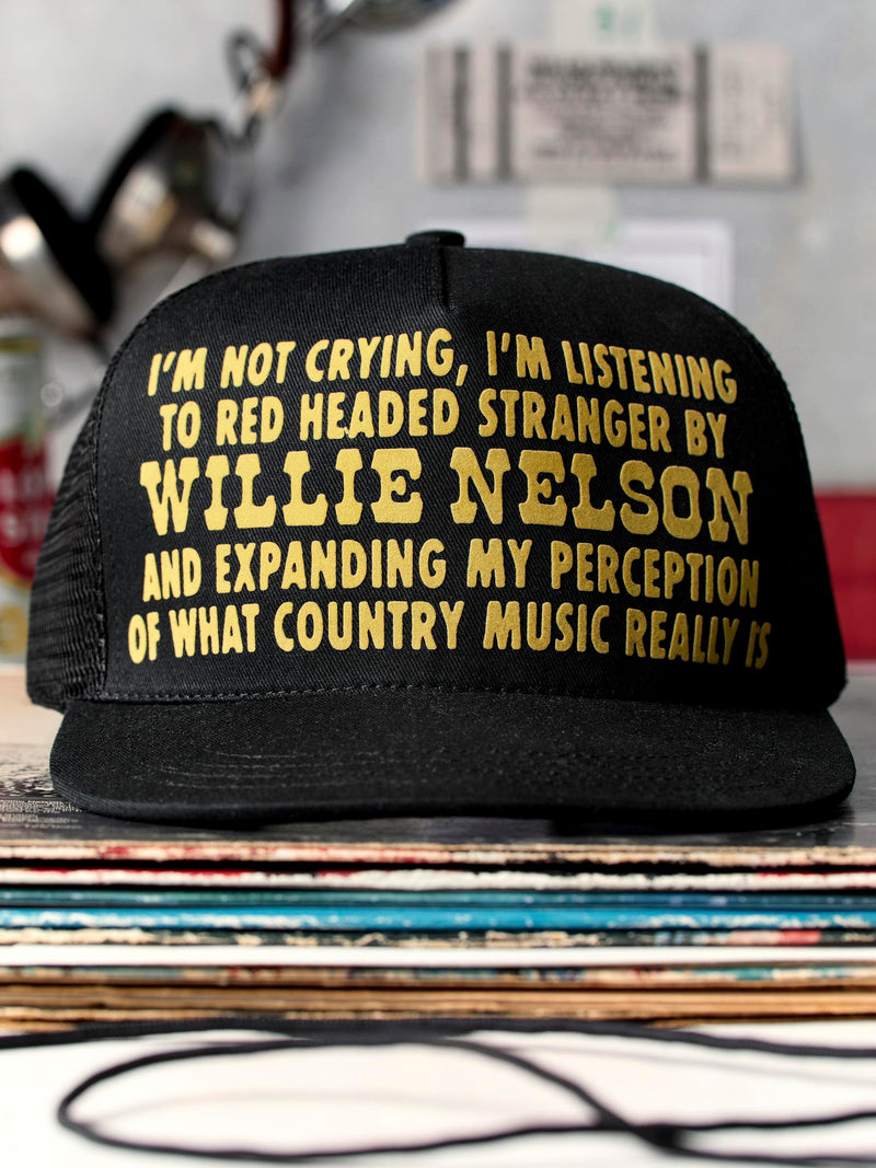 i+w x willie nelson "red headed stranger" trucker