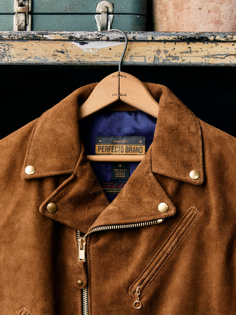 i+w x Schott NYC rough out perfecto jacket - Model