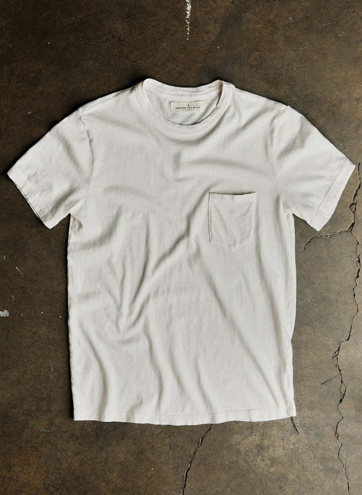 classic knit pocket tee