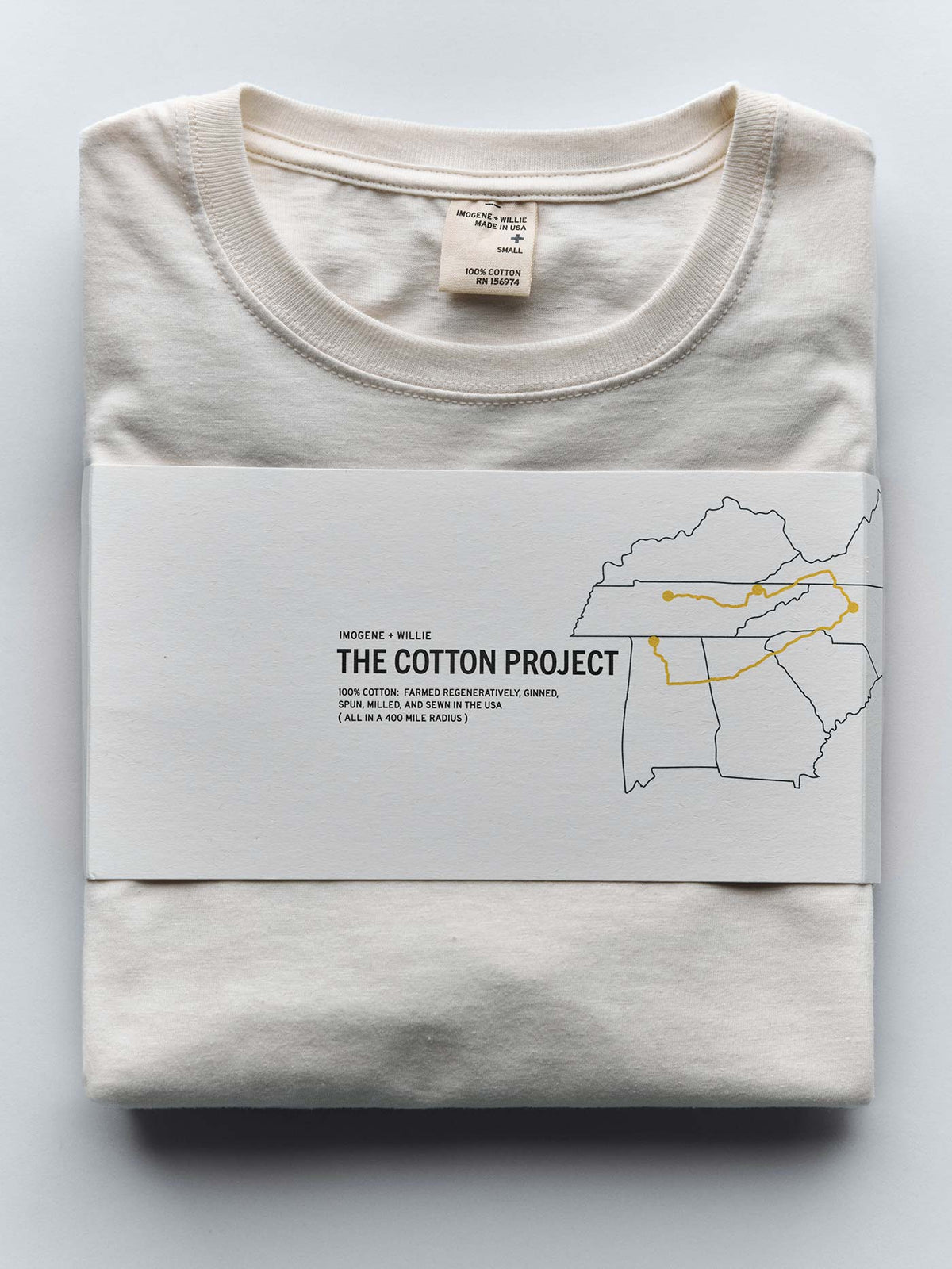 the cotton project tee in vintage white (2-pack)