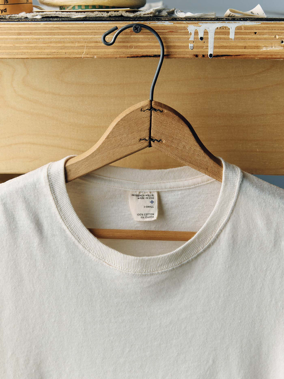 the cotton project tee in vintage white (2-pack)