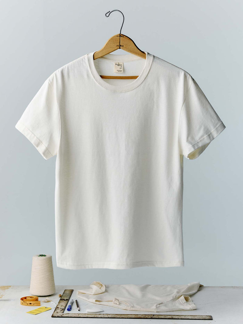 the cotton project tee in vintage white