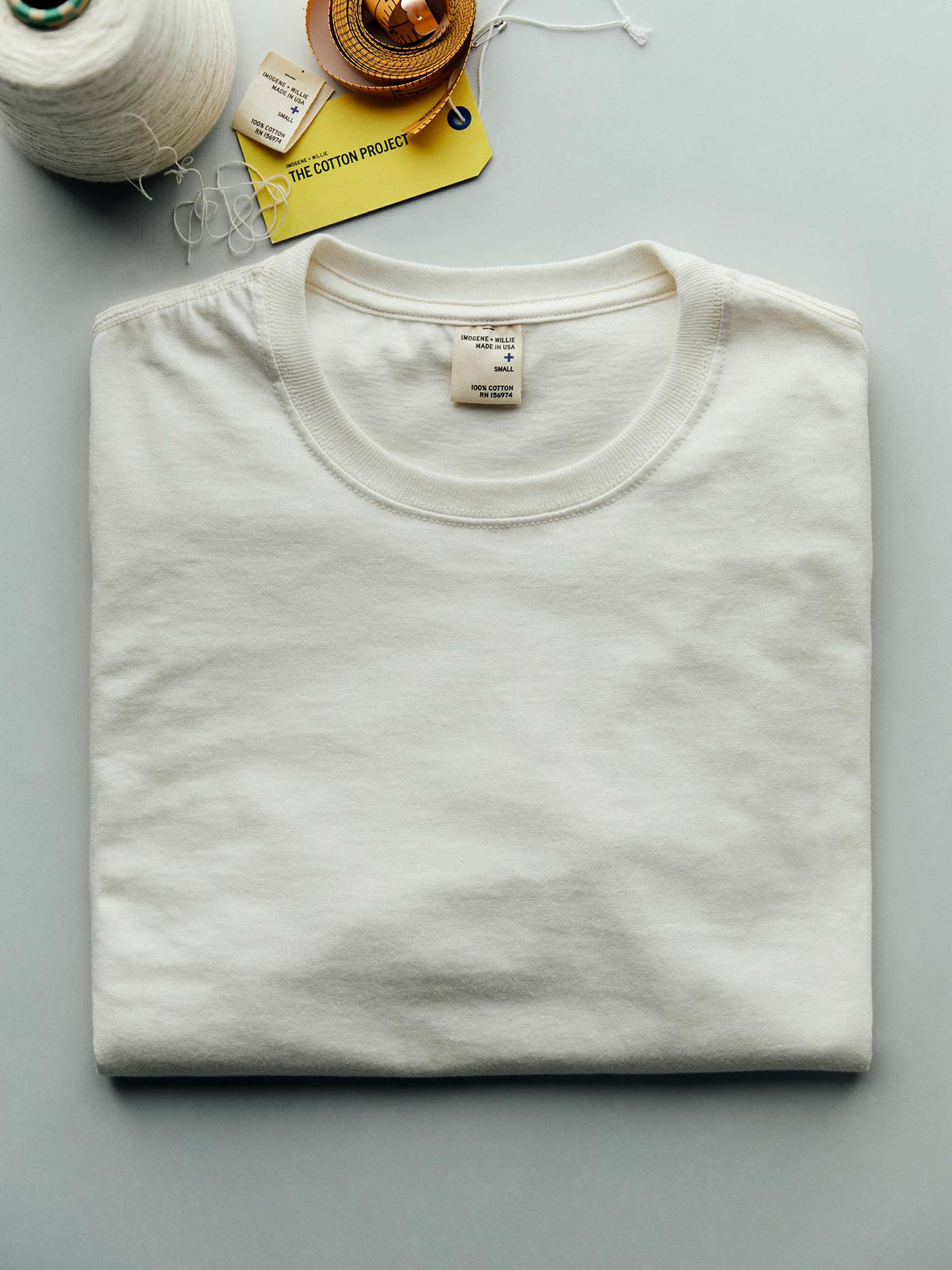 the cotton project tee in vintage white