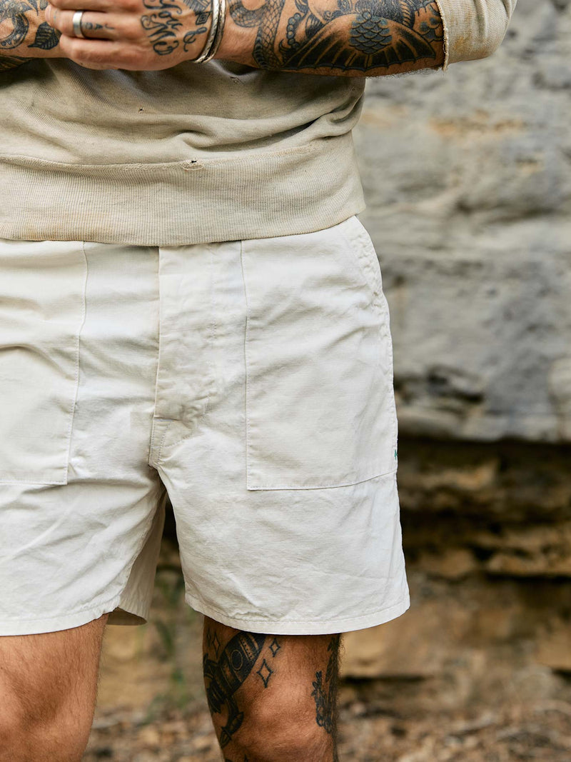 the ripstop fatigue short in stone