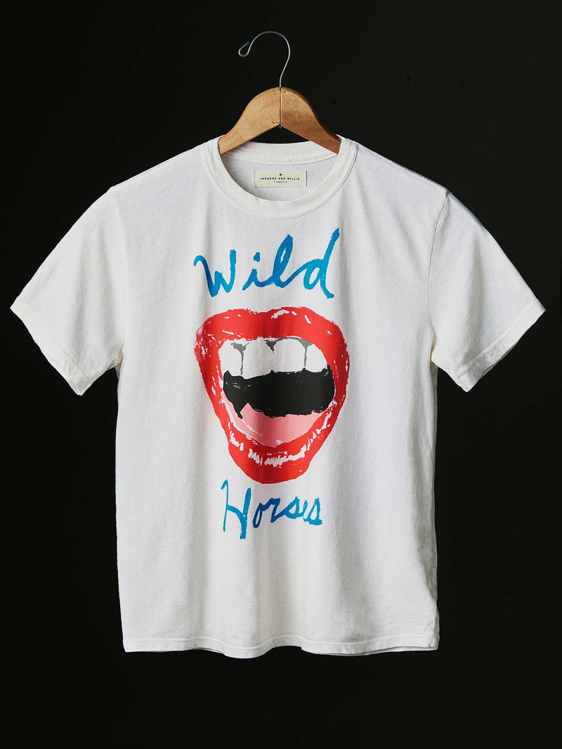 the "wild horses" tee