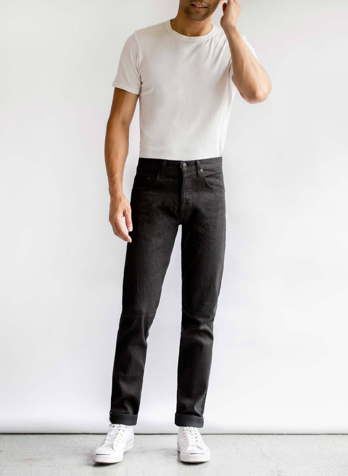 barton black selvage rinse