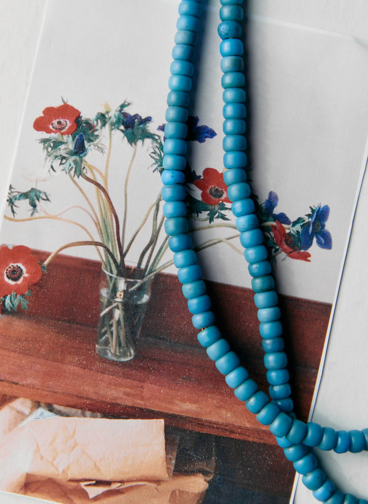 vintage aqua paderes necklace