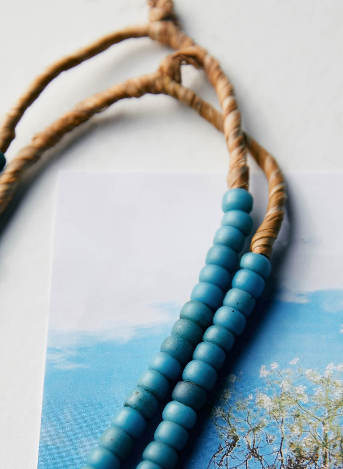 vintage aqua paderes necklace