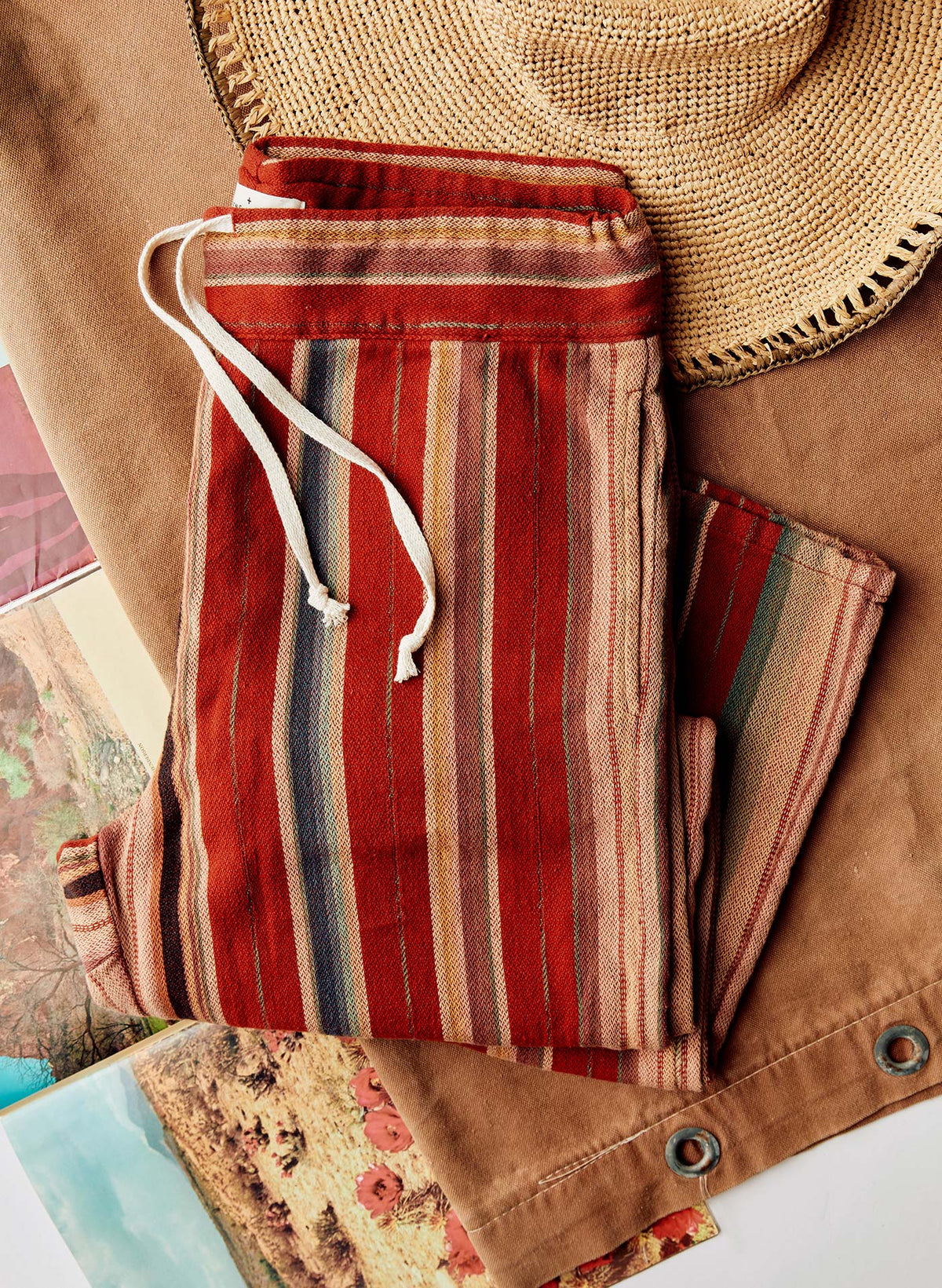 fethiye in hand-loomed coastal stripe