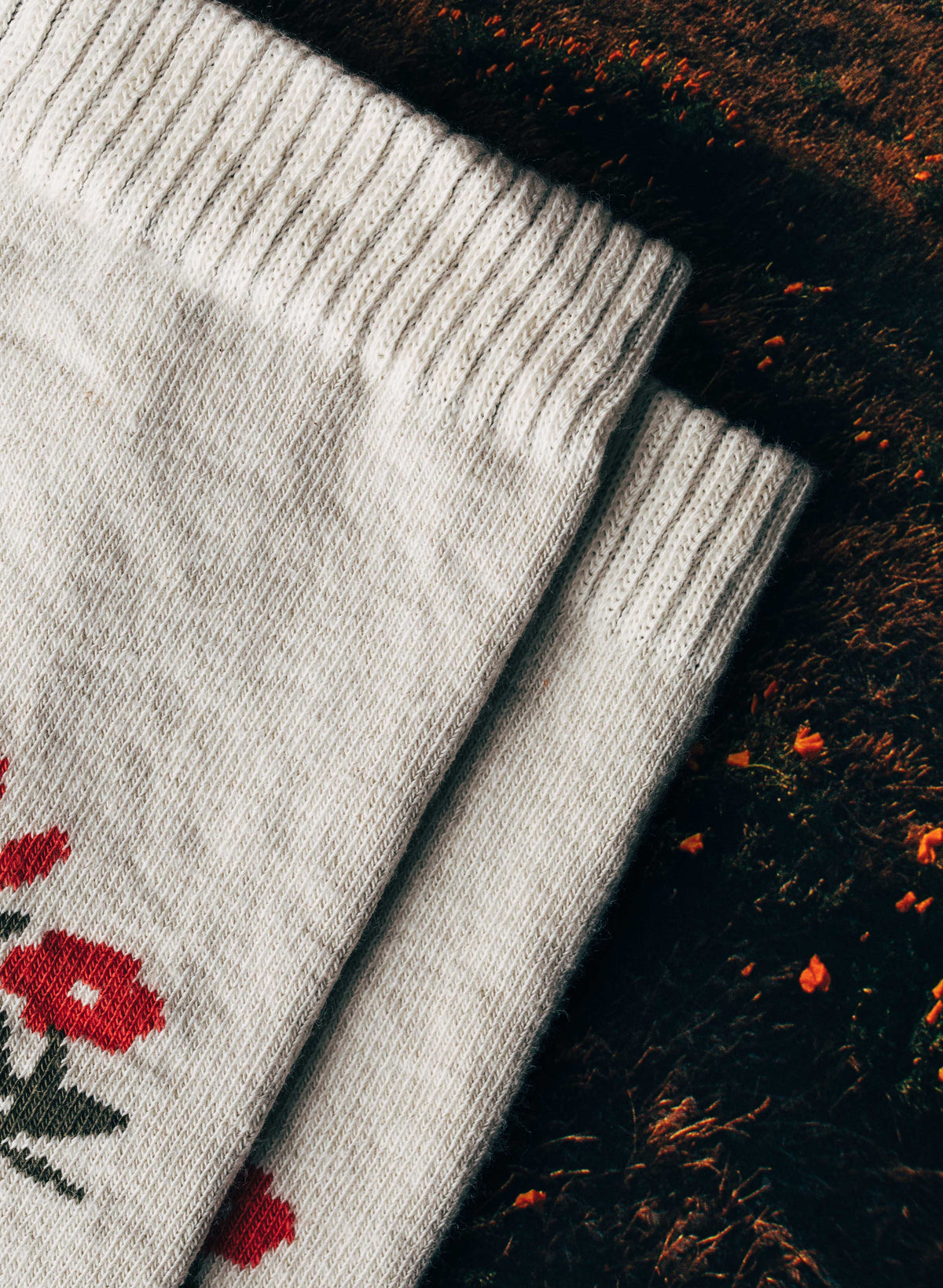 rosebud sock in natural