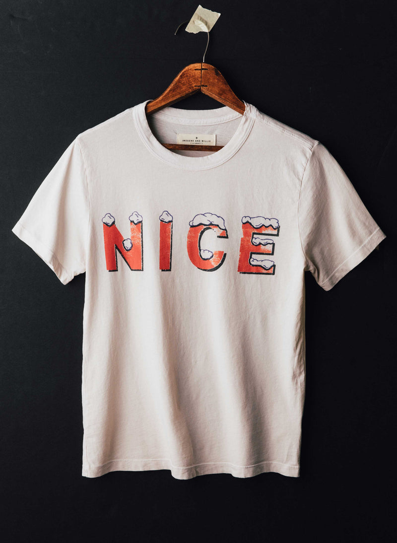 the "nice" tee
