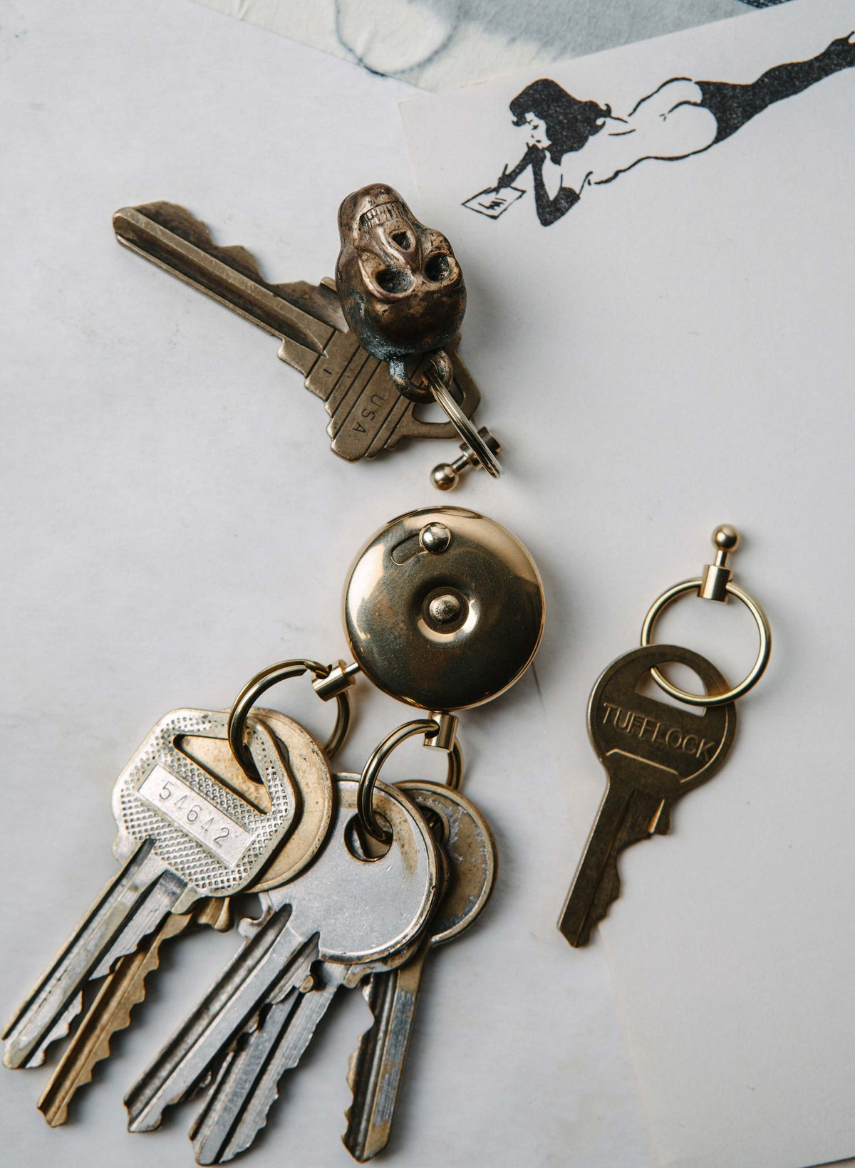 japanese brass key holder