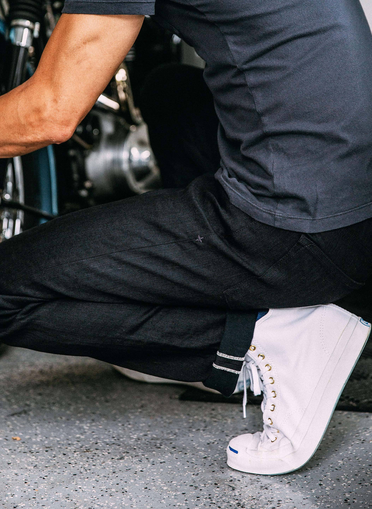 barton black selvage rinse